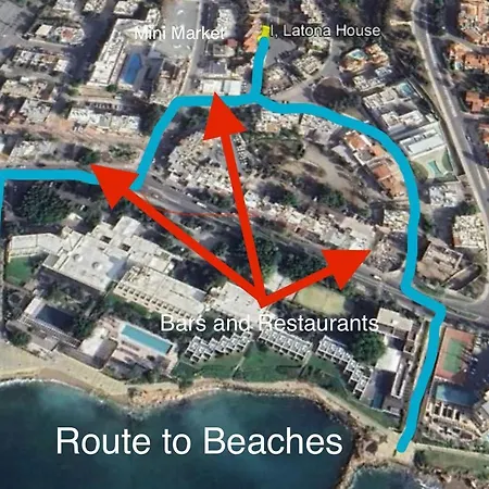 Seaside Maisonette 200m From Sea Πάφος